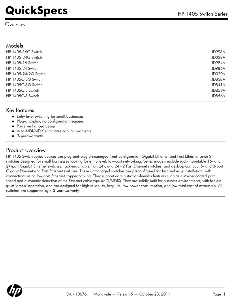 HP V1405-24 User instructions