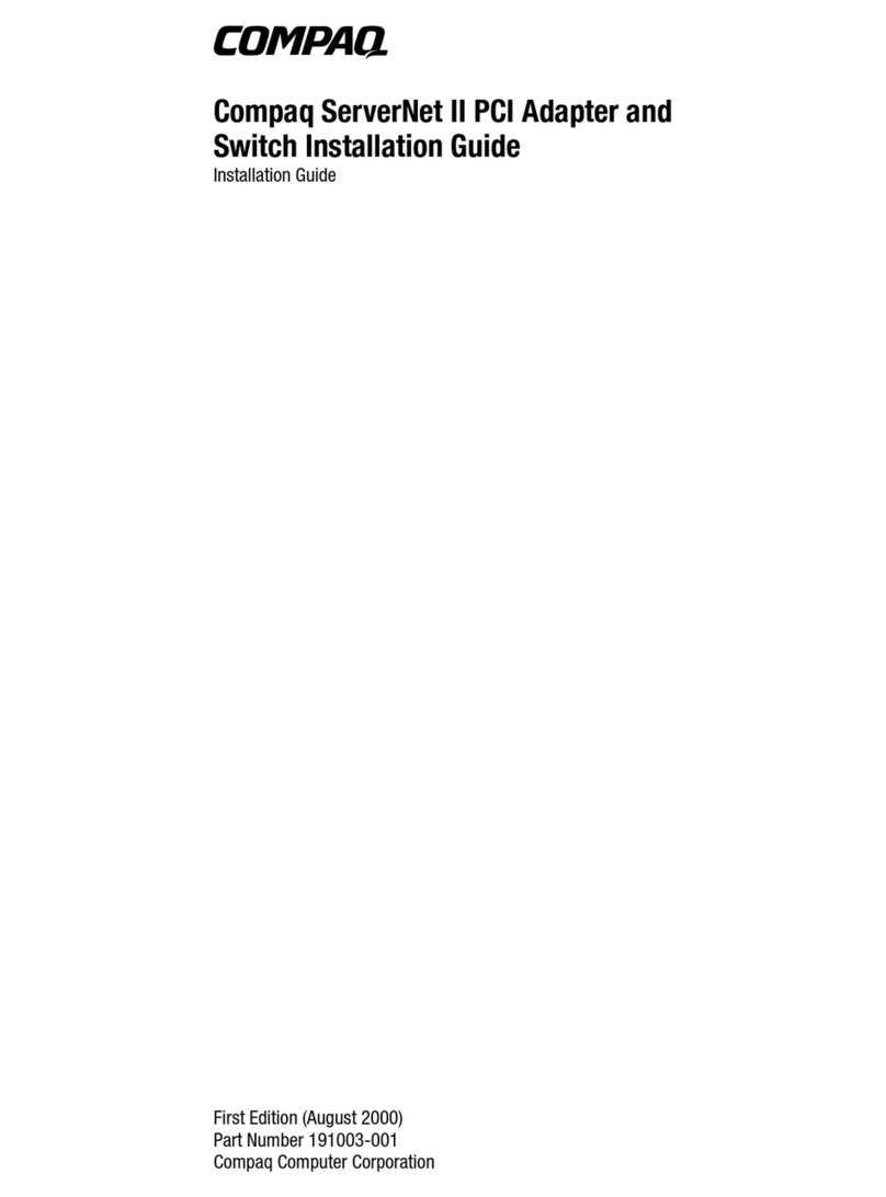 Compaq ServerNet ServerNet II installation guide
