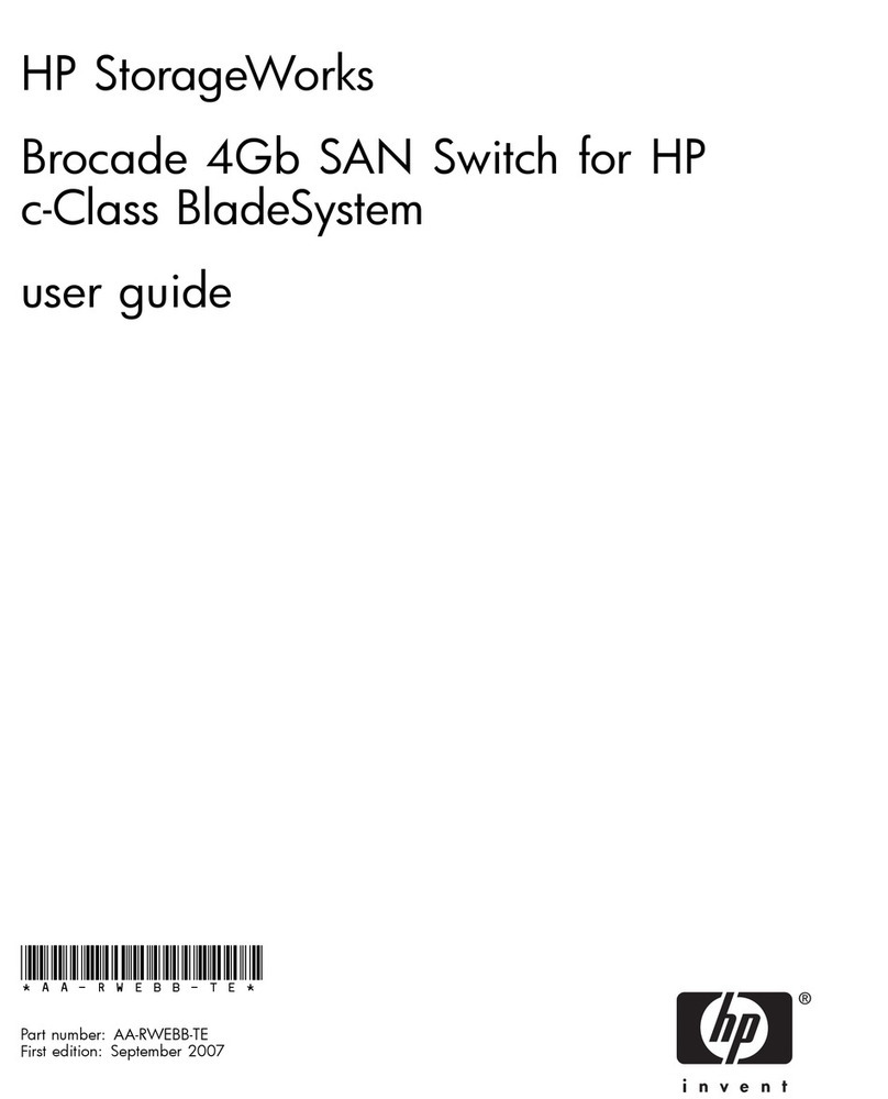 HP StorageWorks Brocade User manual