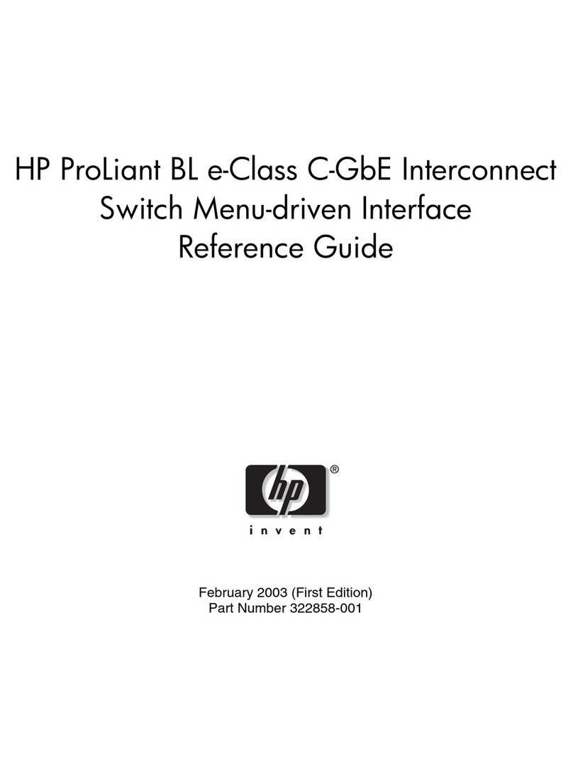 HP ProLiant C-GbE User manual