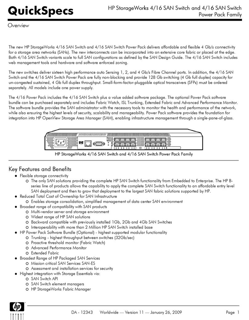 HP StorageWorks 16-EL User manual