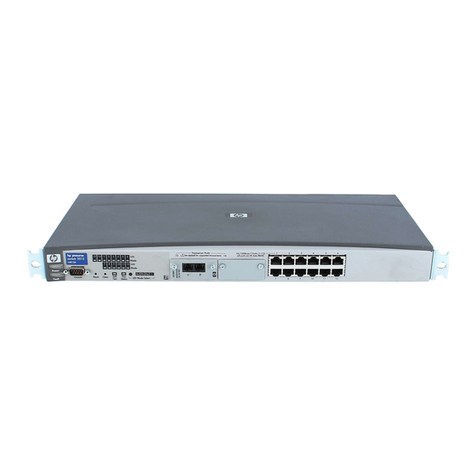 HP ProCurve 2512 User manual