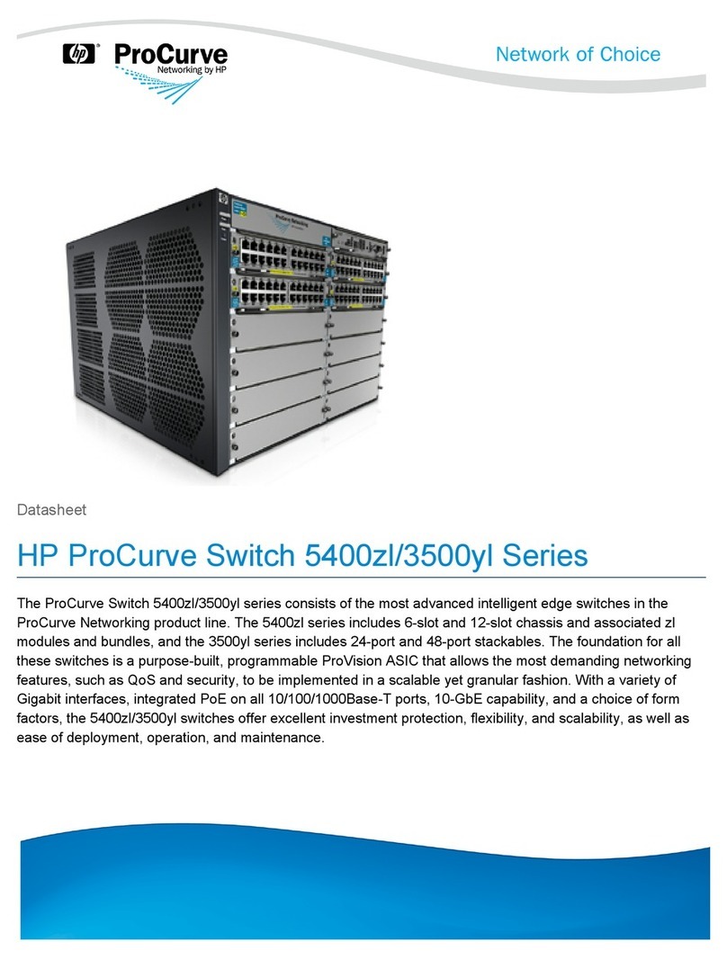 HP ProCurve 5406zl-48G datasheet