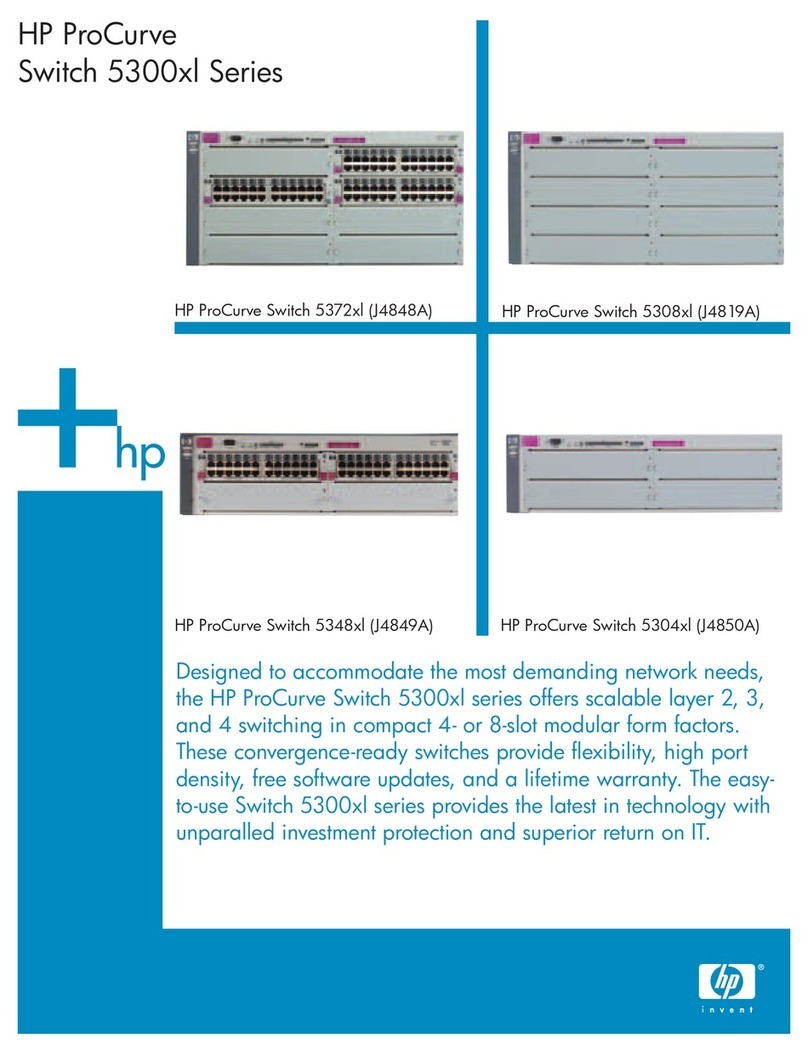HP ProCurve 5304xl User manual HP ProCurve 5304xl User manual