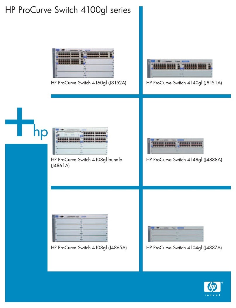 HP ProCurve 4104GL User manual HP ProCurve 4104GL User manual