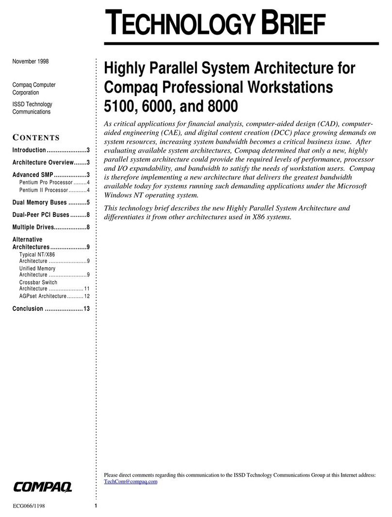 Compaq Microcom 6000 supplementary guide
