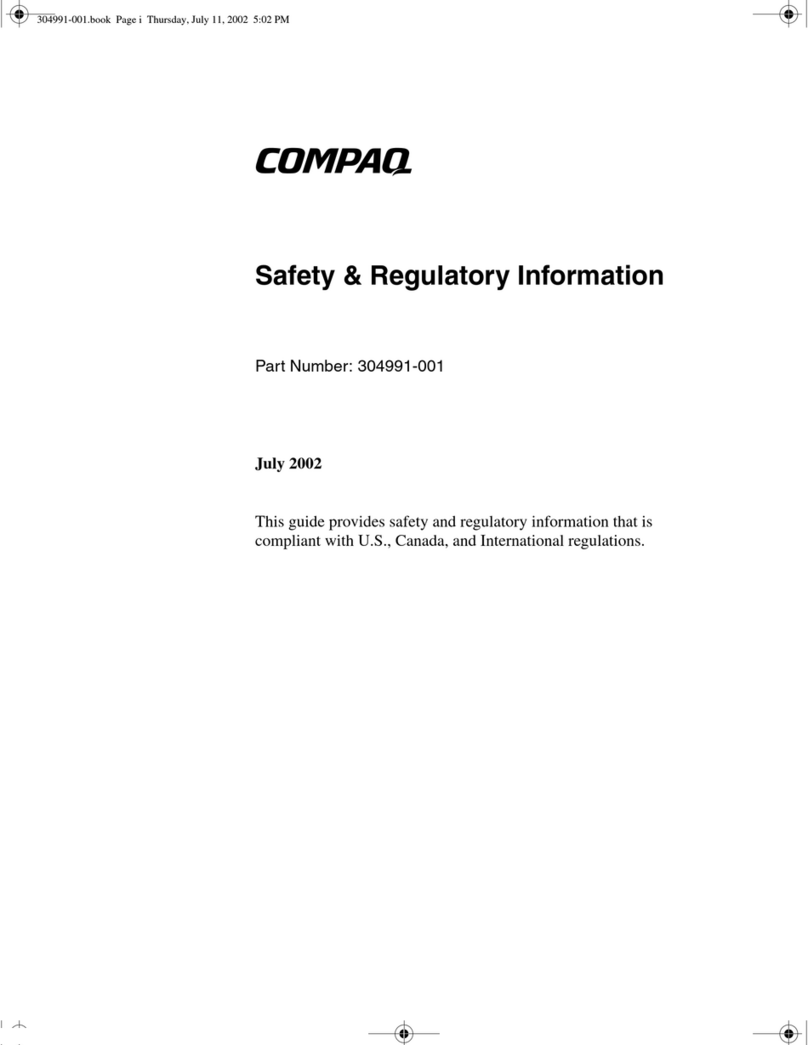 HP Compaq D315 Owner's manual HP Compaq D315 Owner's manual