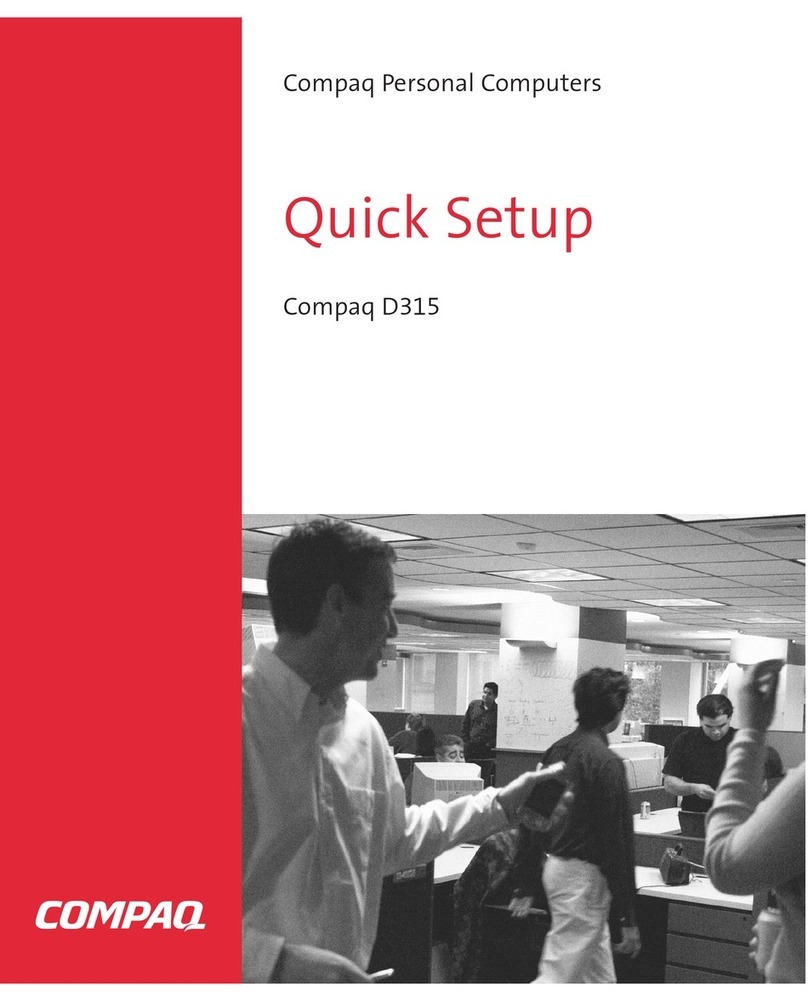 HP Compaq D315 Specification sheet