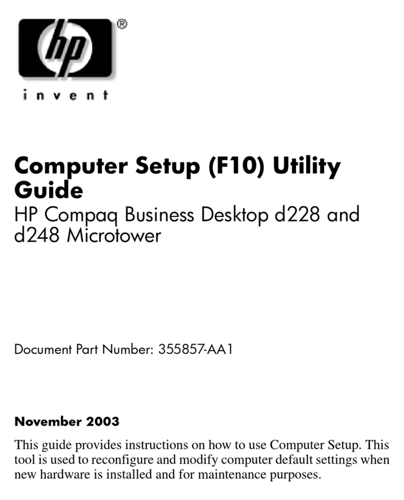 HP Compaq d228 MT Manual