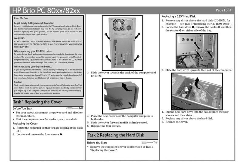 HP Brio 8000 supplementary guide