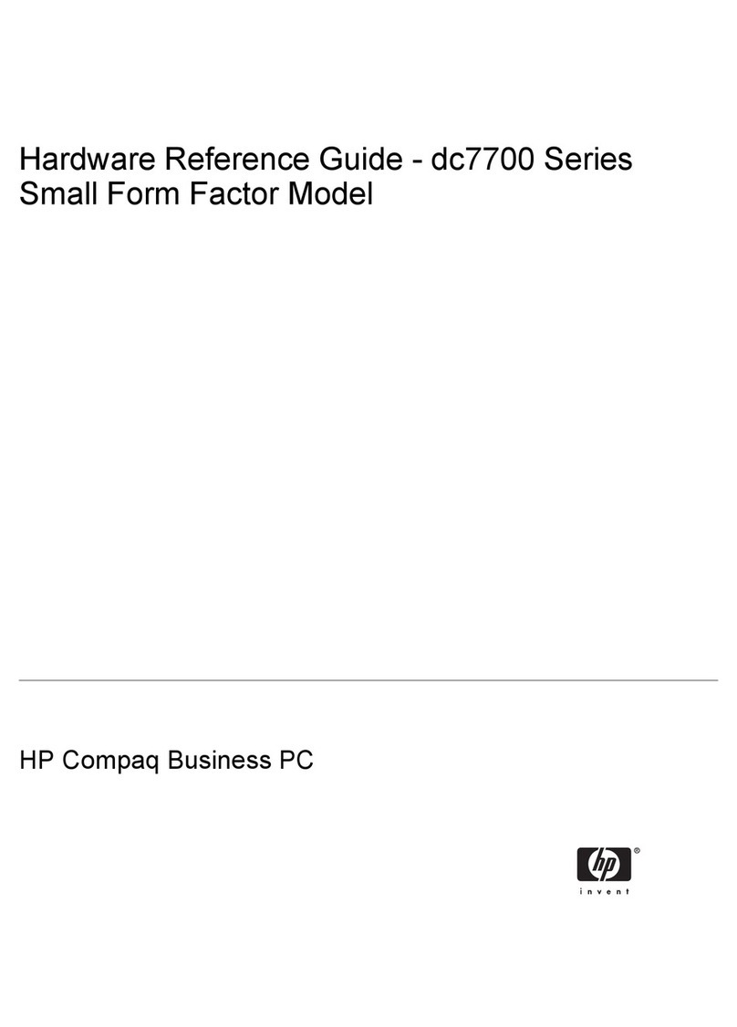 HP dc72 - Blade Workstation Client Hardware reference guide