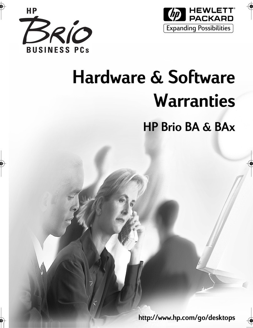HP Brio BA Assembly Instructions