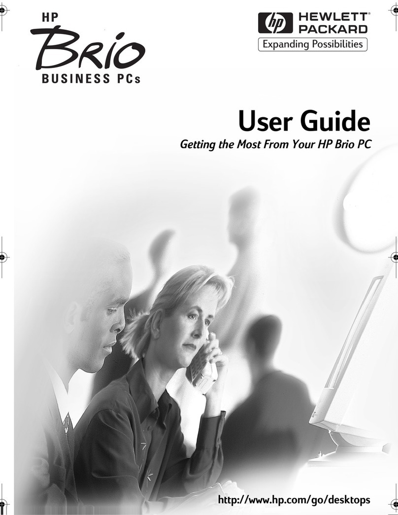 HP Brio BA User manual