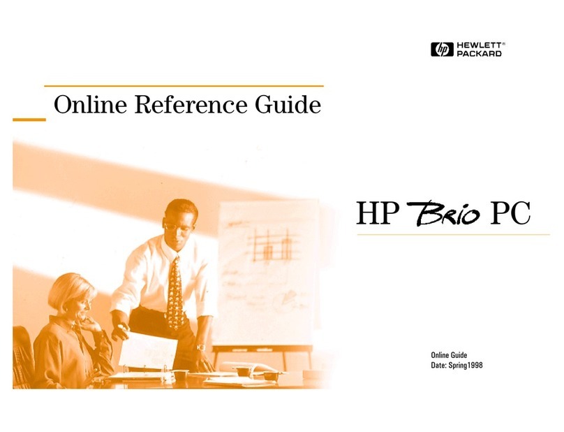 HP Brio 8500 User manual