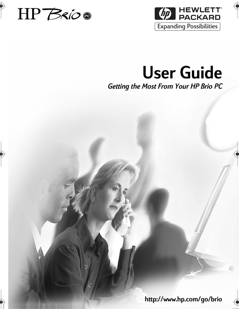 HP Brio 8413 User manual