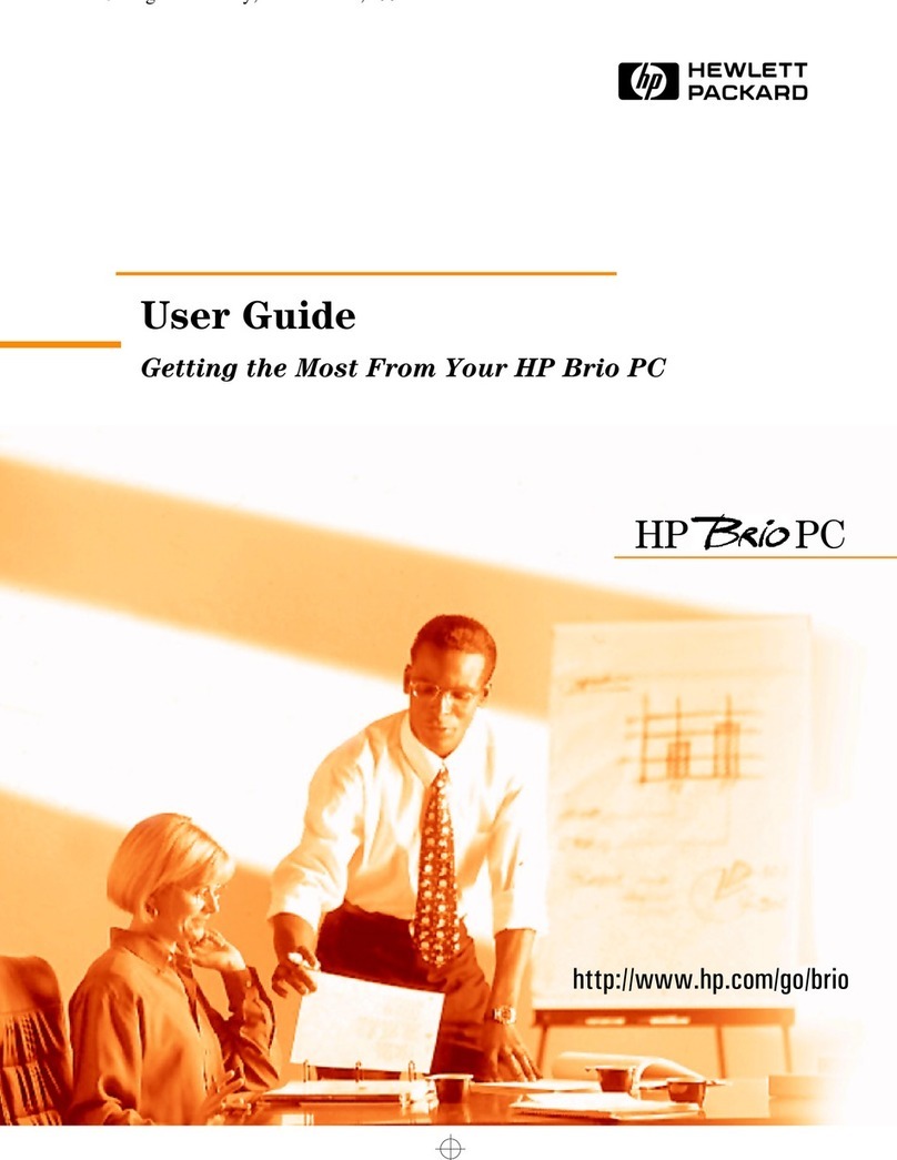 HP Brio 8200 User manual