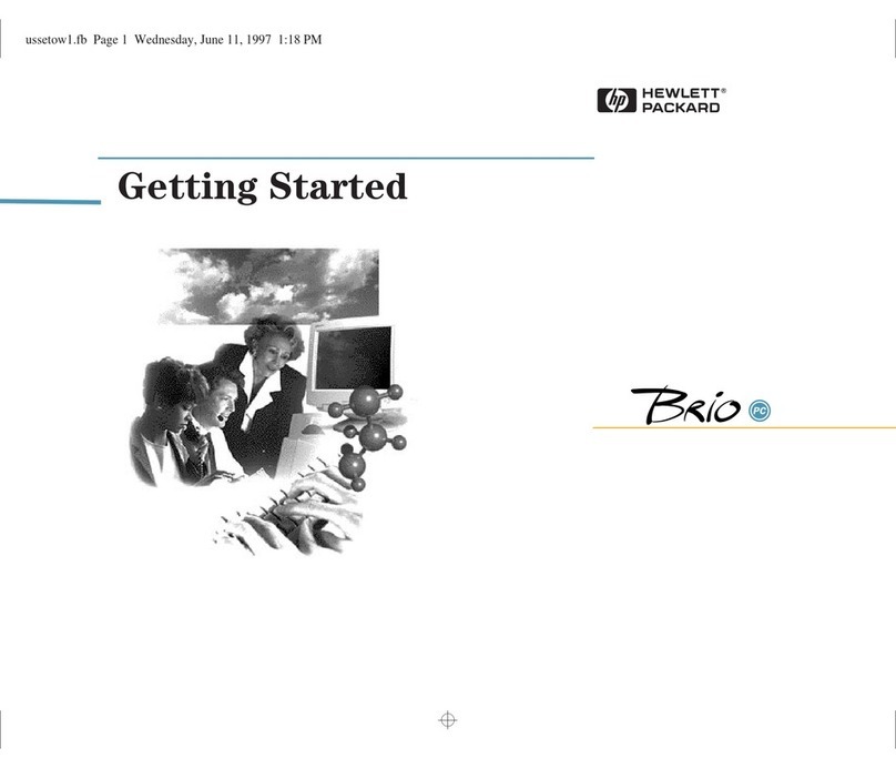HP Brio 8172 User manual