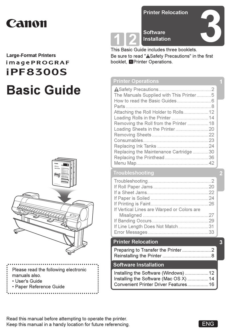 Canon imagePROGRAF iPF8300S User guide Canon imagePROGRAF iPF8300S User guide