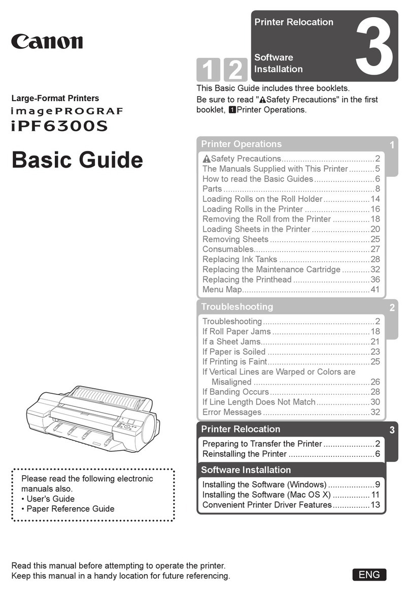 Canon imagePROGRAF iPF6300S User guide