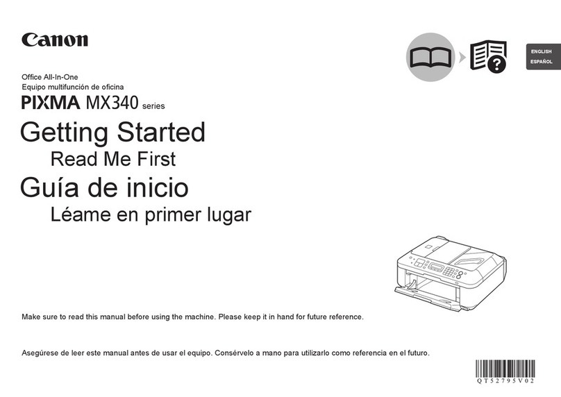 Canon PIXMA MX340 Series User manual Canon PIXMA MX340 Series User manual