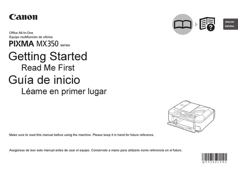 Canon PIXMA MX350 User manual Canon PIXMA MX350 User manual