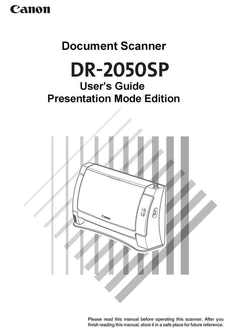 Canon imageFORMULA DR-2050SP User manual