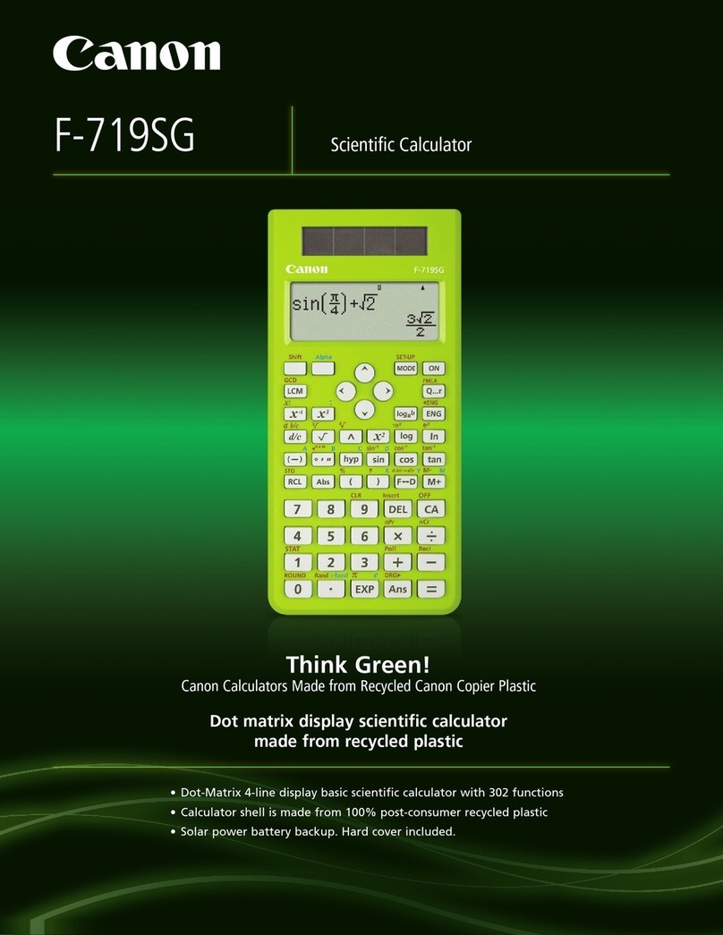 Canon F-719SG Specifications