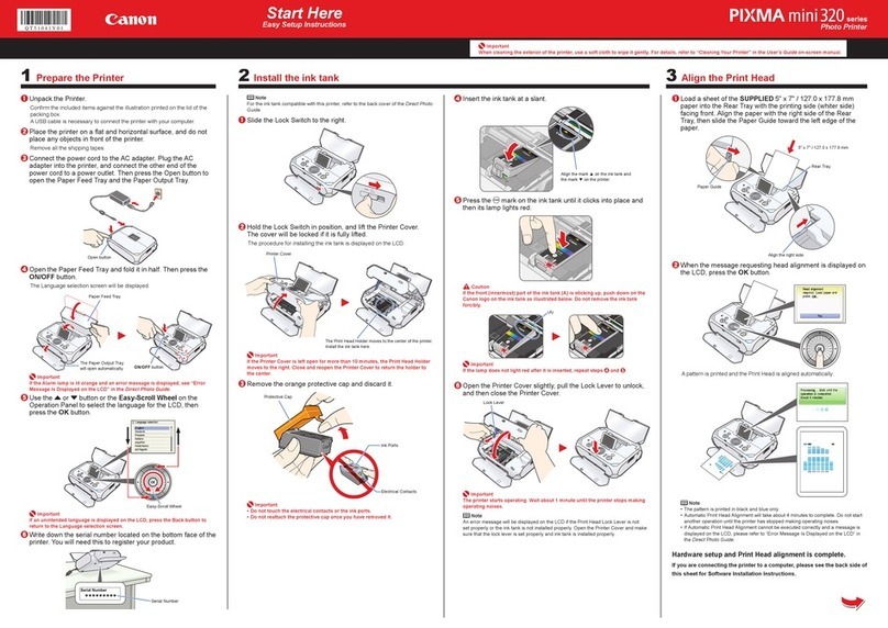Canon PIXMA mini320 Series Manual Canon PIXMA mini320 Series Manual