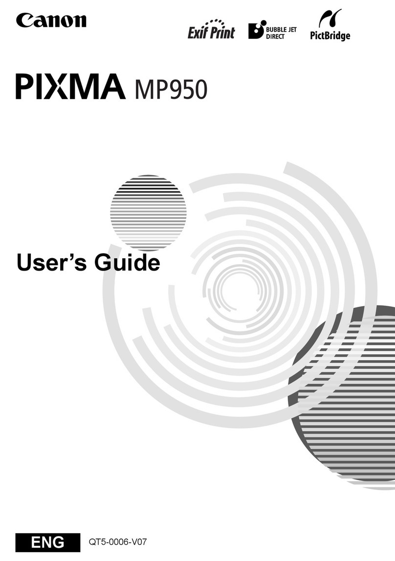 Canon PIXMA MP950 User manual Canon PIXMA MP950 User manual