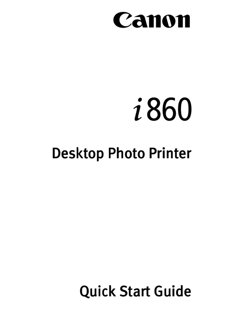 Canon i860 Series User manual