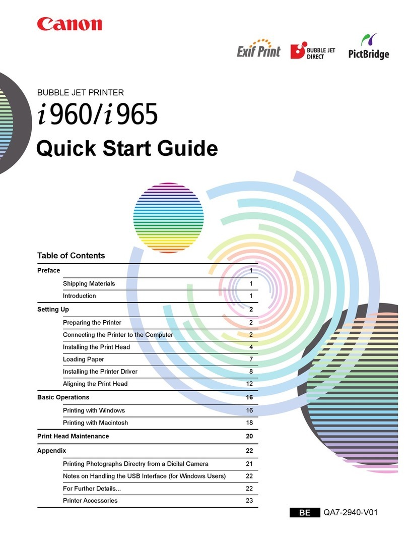 Canon i960 Series User manual