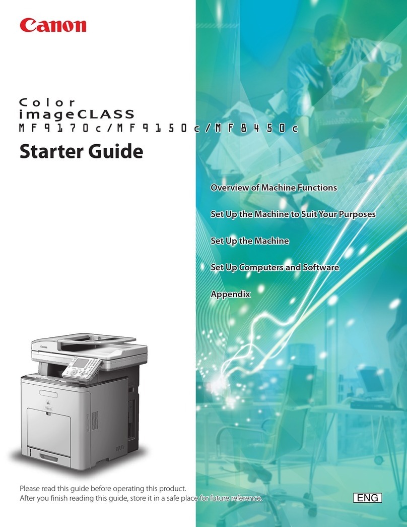 Canon imageCLASS MF8450c Safety guide