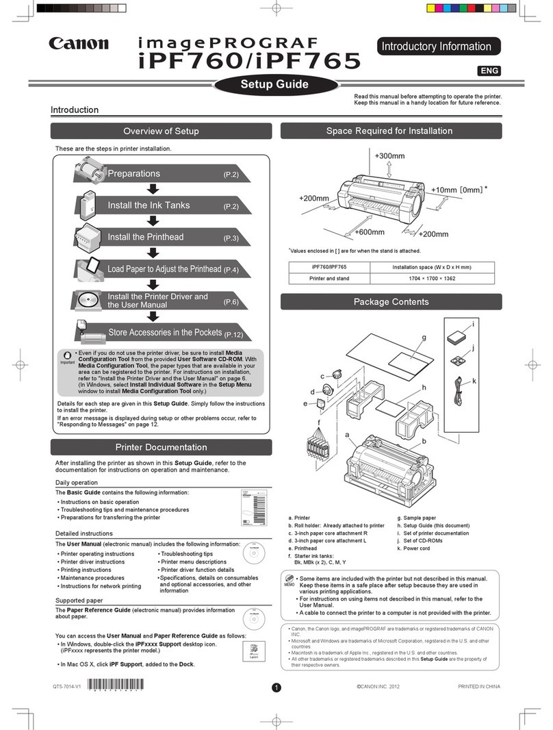 Canon imagePROGRAF iPF760 User manual