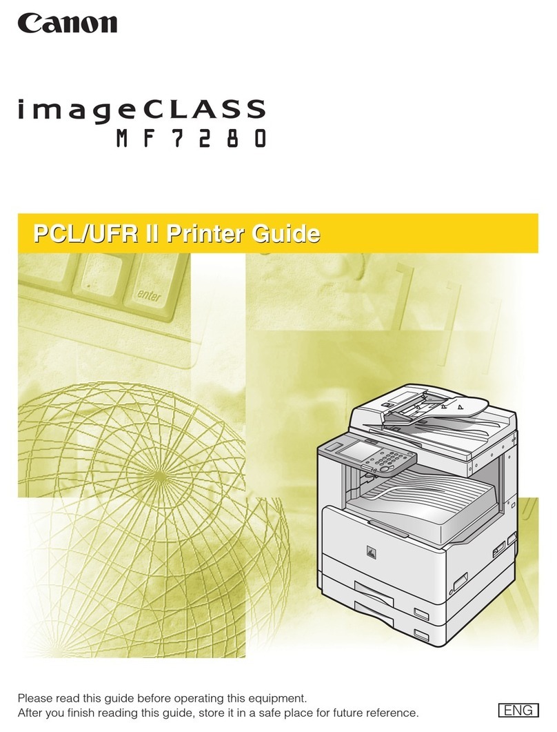 Canon MF7280 - ImageCLASS B/W Laser User manual