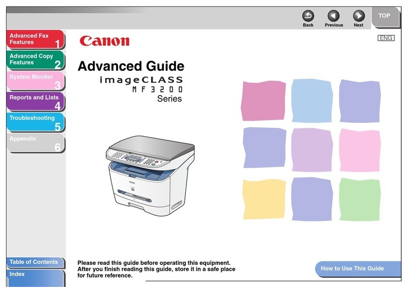 Canon ImageCLASS MF3240 Series Setup guide