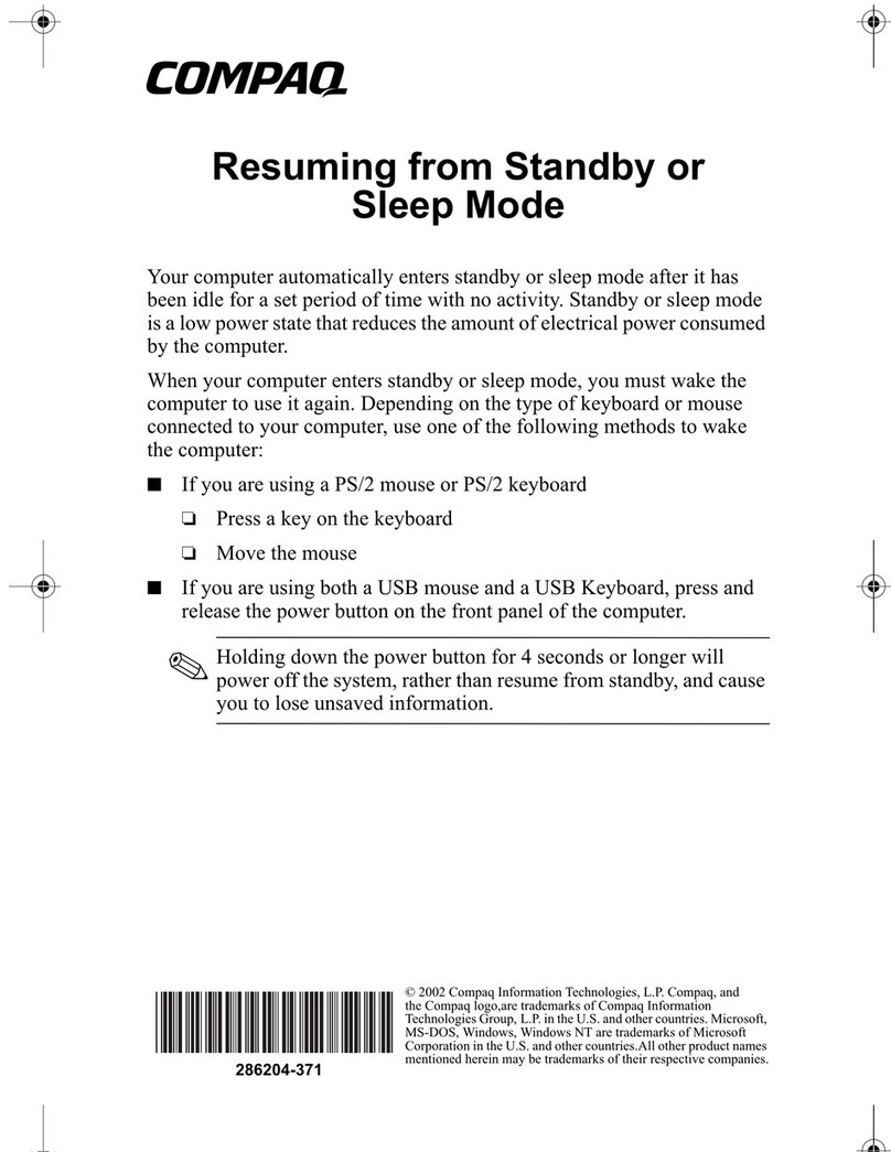 HP Compaq Presario Manual