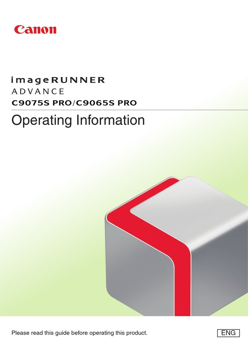 Canon imageRUNNER ADVANCE C9075S PRO Owner's manual