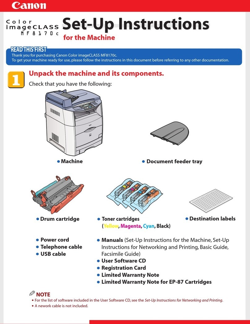 Canon Color imageCLASS MF8170c instructions