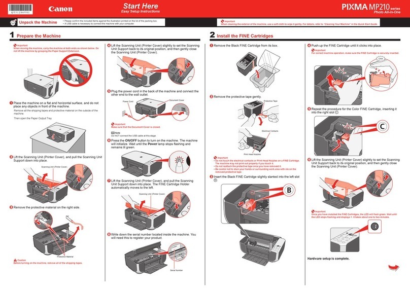 Canon PIXMA MP210 Series Manual