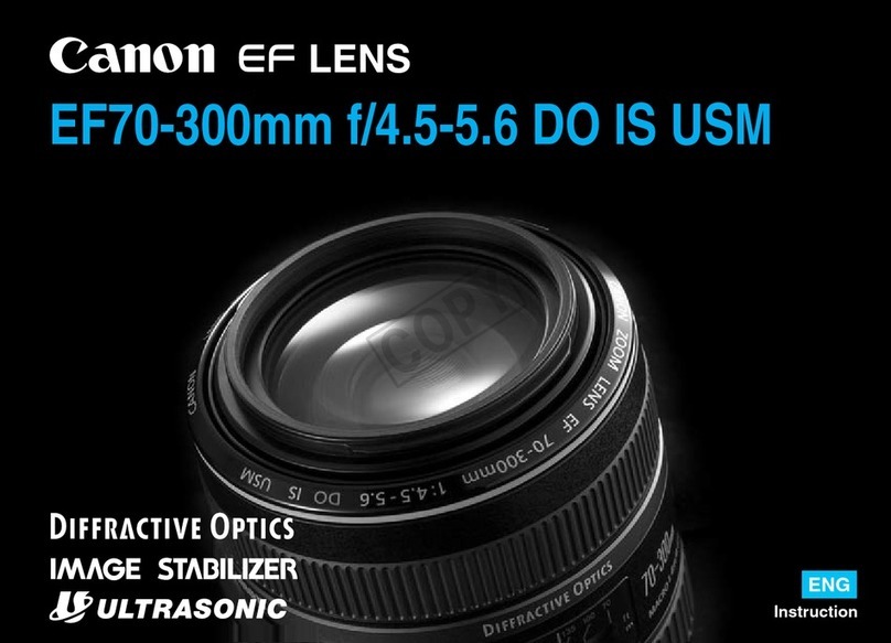 Canon EF 70-300mm f/4.5-5.6 IS USM User manual