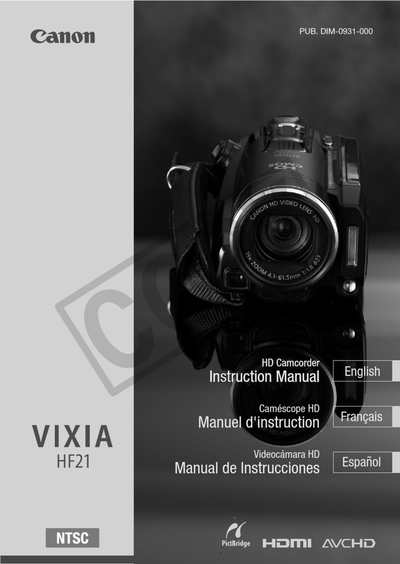 Canon Vixia HF21 User manual