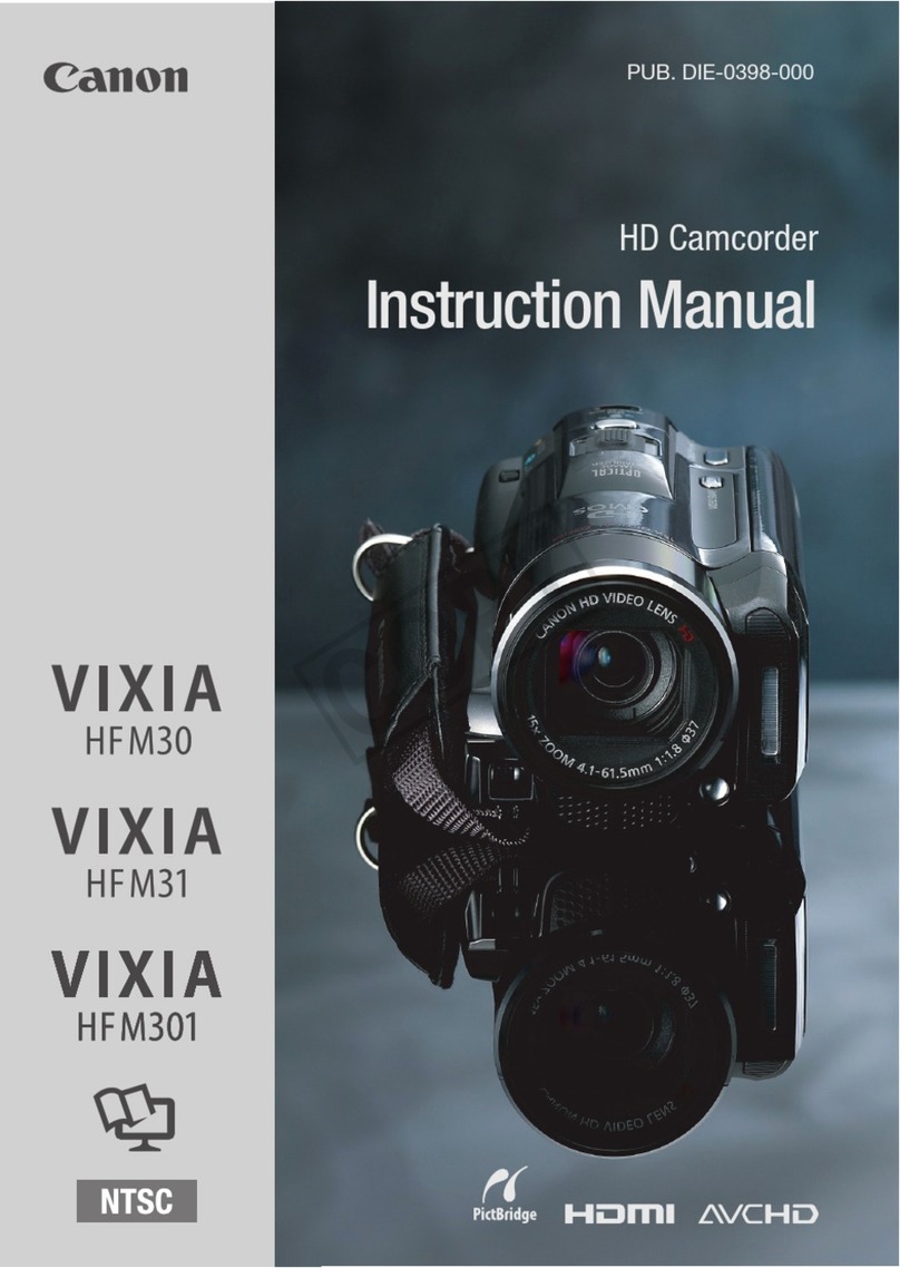 Canon VIXIA HF M301 instruction manual
