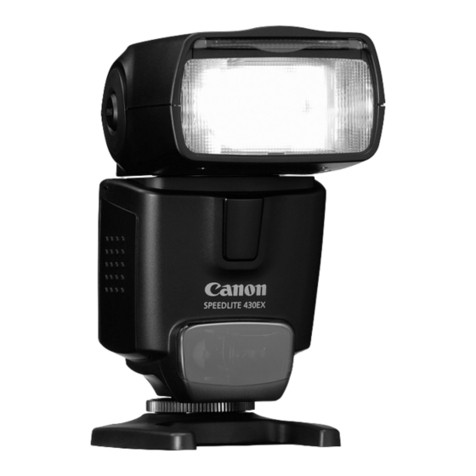Canon 430EX - Speedlite II - Hot-shoe clip-on... instruction manual