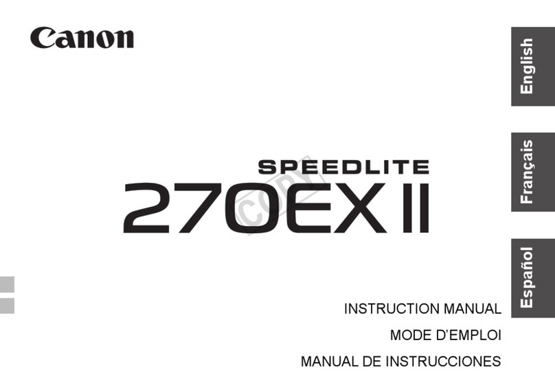 Canon SPEEDLITE 270EX II instruction manual