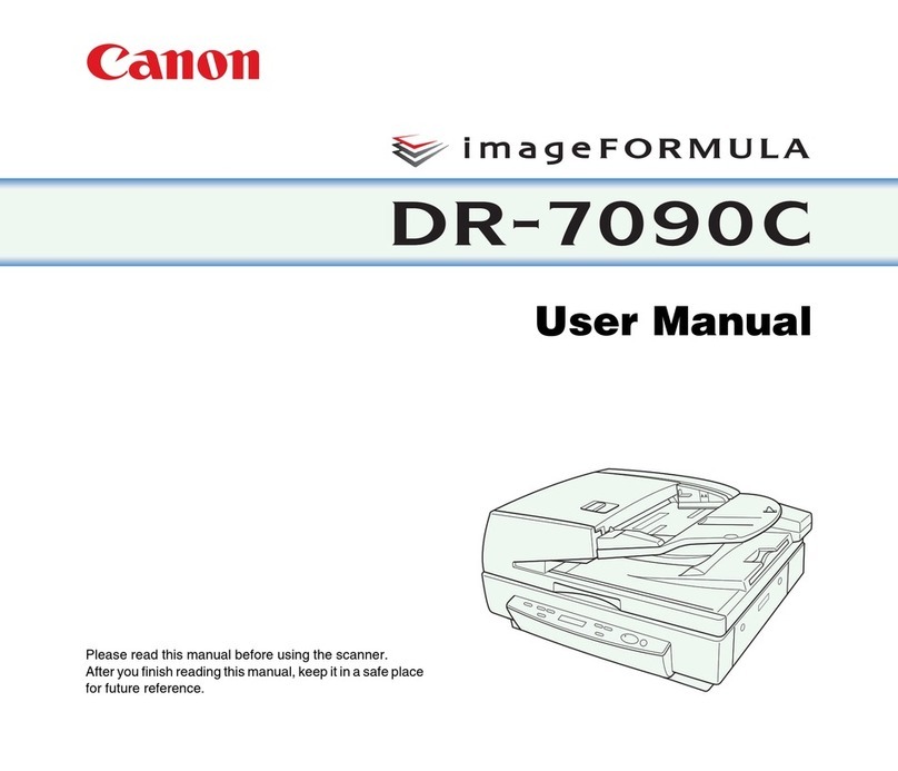 Canon DR 7090C - imageFORMULA - Document Scanner user manual