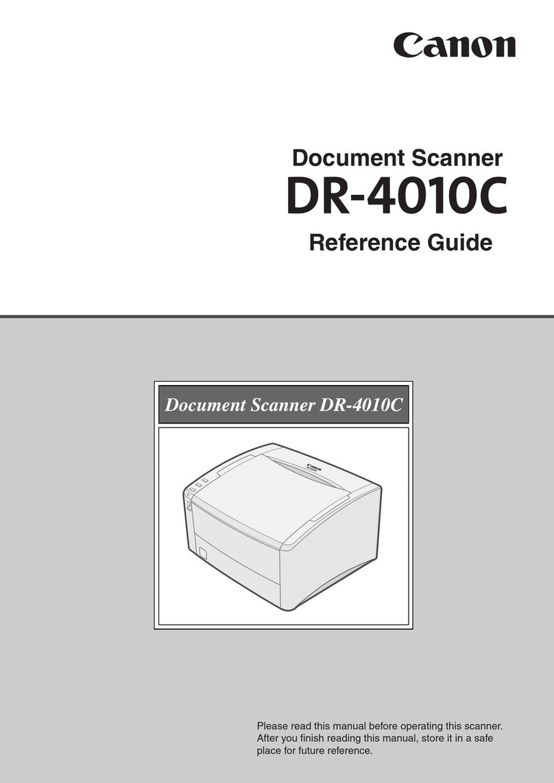 Canon DR-4010C - imageFORMULA - Document Scanner reference guide