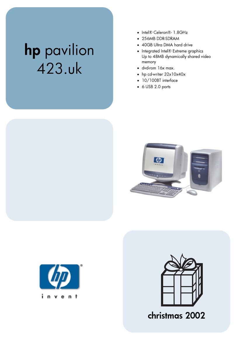 HP Pavilion 473 User manual