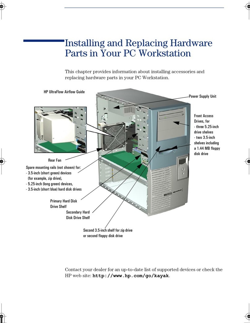 HP Kayak XU800 Series User manual