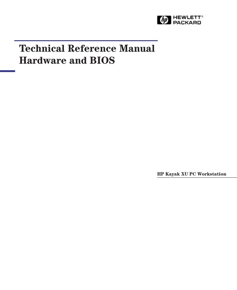 HP Kayak XU Product manual