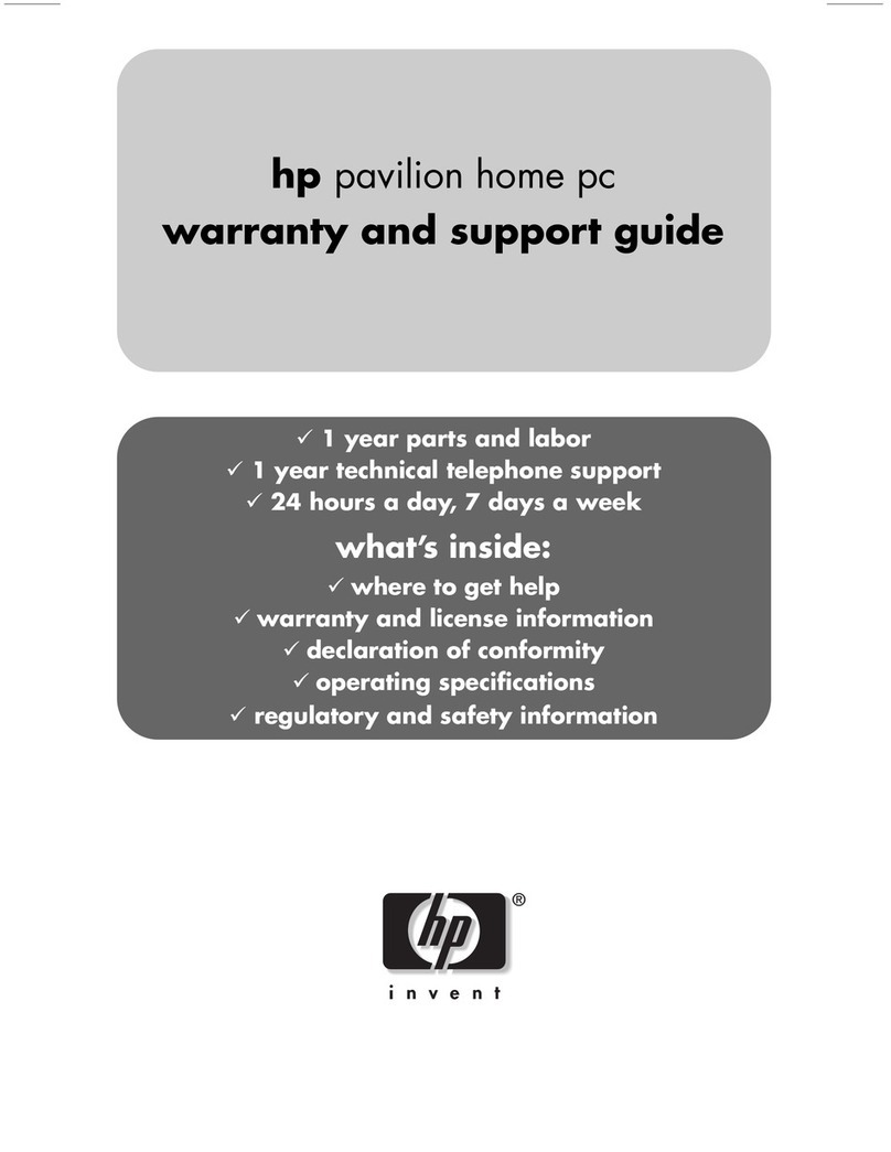 HP Pavilion a250 Original instructions